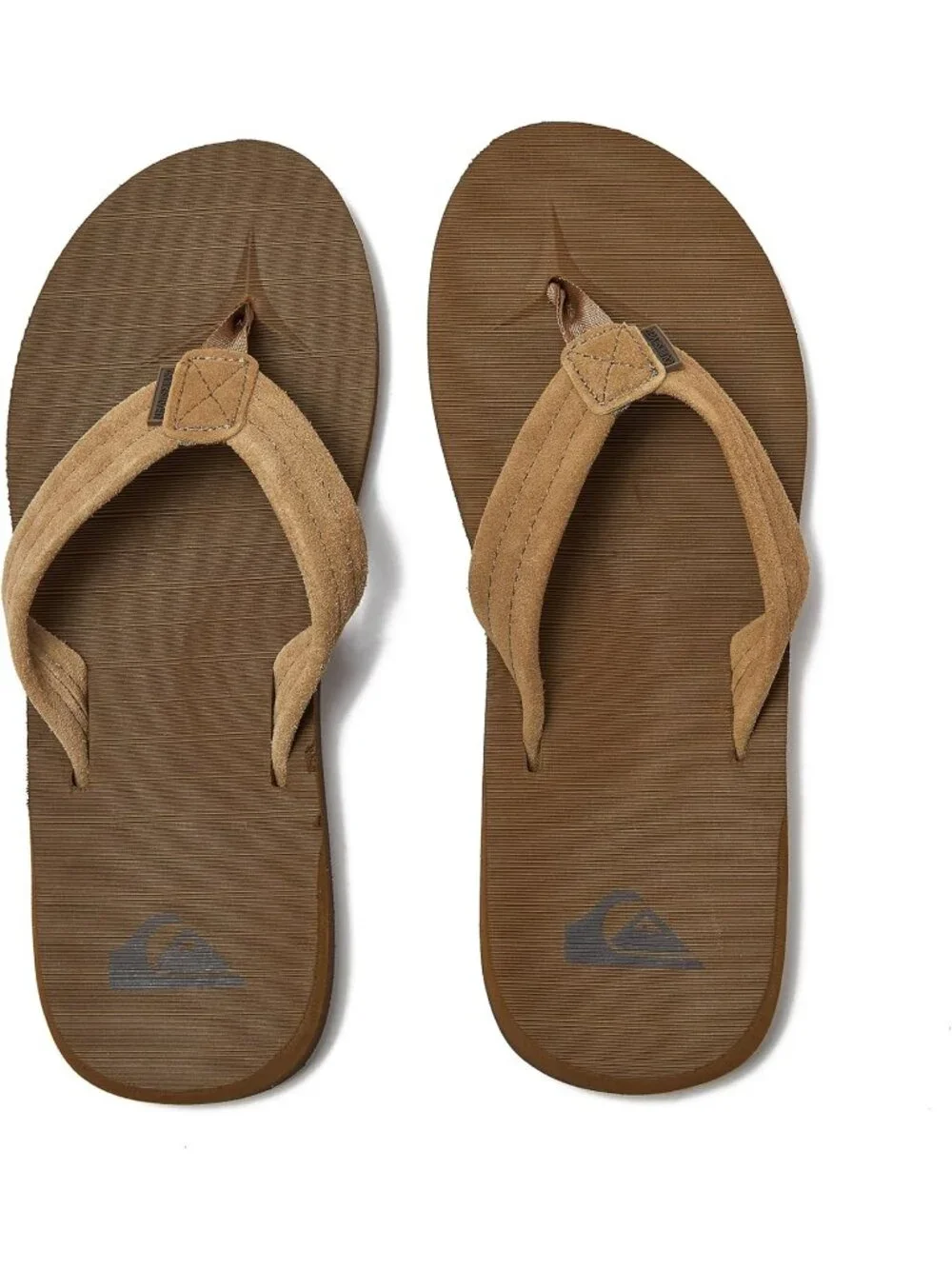 Men\'s Tan Solid Suede Flip Flops Arch Support Athletic Sandals Thong Casual Suede Flip-Flops Sandals for Men for sale | eBay main image 4